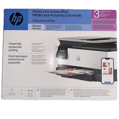 HP OfficeJet Pro 8135e All-in-One Printer Wireless  w/3 Months Instant Ink free