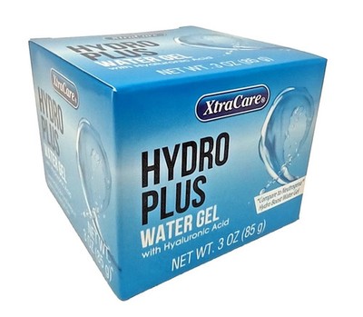 NEW XtraCare Hydro Plus Water Gel w/Hyaluronic Acid Face & Body Moisturizing 3oz