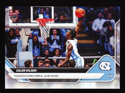 Caleb Wilson UNC Tar Heels 2025-26 Bowman U NOW Basketball #17 SP Base
