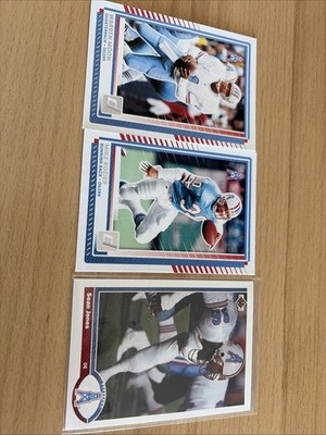 2025 Panini Donruss & 1991 Upper Deck Houston Oilers NFL Karten 3 Cards