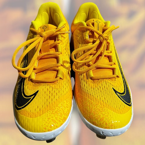 Botines de béisbol bajos Nike Alpha Huarache Elite 4 amarillos DR6851-701 para hombre talla 7 - Imagen 3 de 8