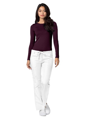 Adar 2 Pack Women's Comfort Long Sleeve T-Shirt/Underscrub Tee - Picture 89 of 217