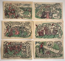 Germany  -  WILHELMSHAVEN-RUSTRINGEN  6 x 50 Pfennig  1921  (full set!)
