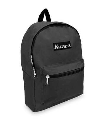Everest Classic Backpack 15 Inch lightweight, durable, and spacious. Case Pack 6