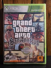 GTA San Andreas Grand Theft Auto for Xbox 360 Platinum Hits