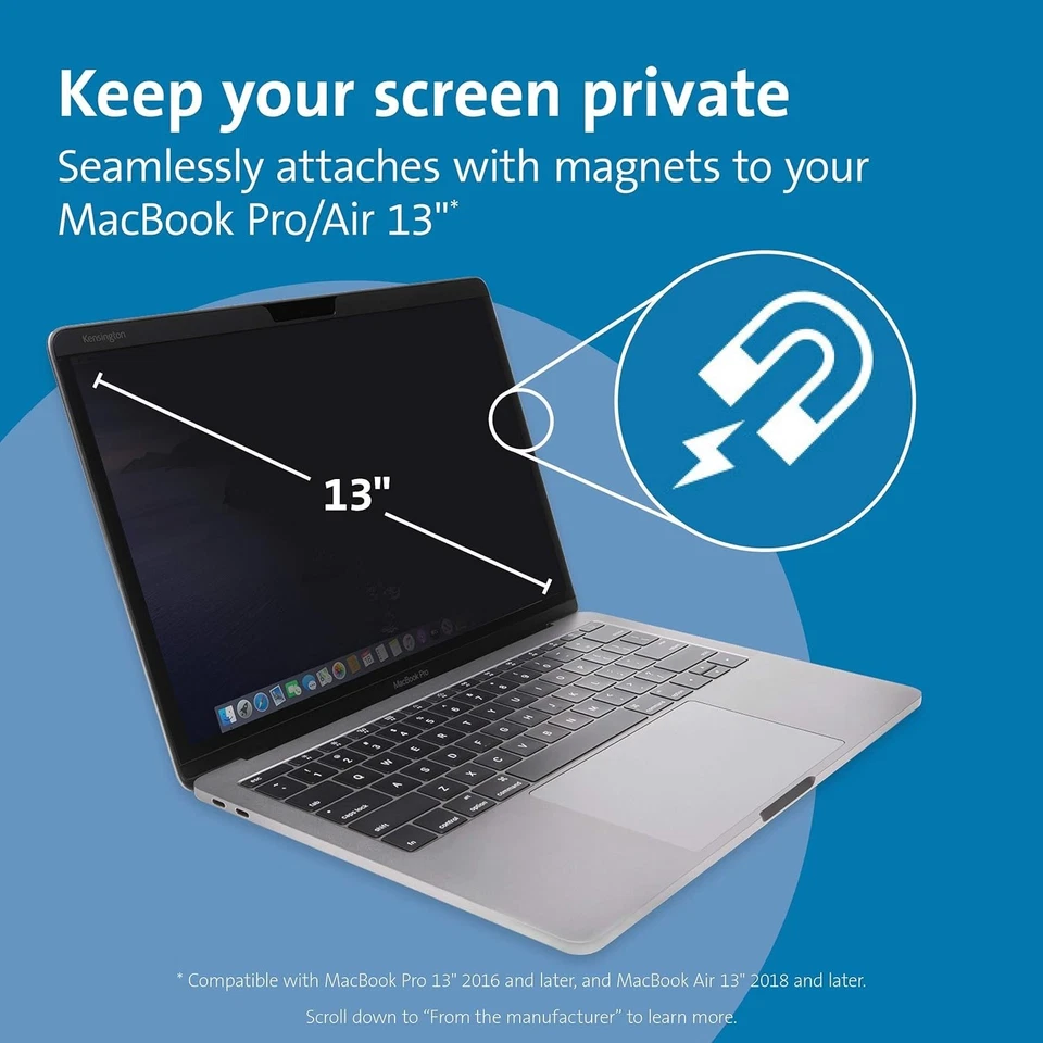 MP13 Magnetic Privacy Screen for Macbook 13" - Matte/Glossy - Image 4 of 4