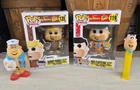 Funko Pop 119-120 Flinstones Fruity & Cocoa Pebbles Lot W/ Pez & Lifeguard Fred