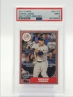 AARON JUDGE 2017 TOPPS SERIES 2 1987 TOPPS MINI RED RC /25 PSA 9 Q0323