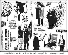 Unmounted Rubber Stamp Plate, Unmounted/Uncut Pink Rubber Stamps