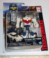 Sealed Transformers Titans Return Autobot Throttle Breakaway Deluxe Class MISP