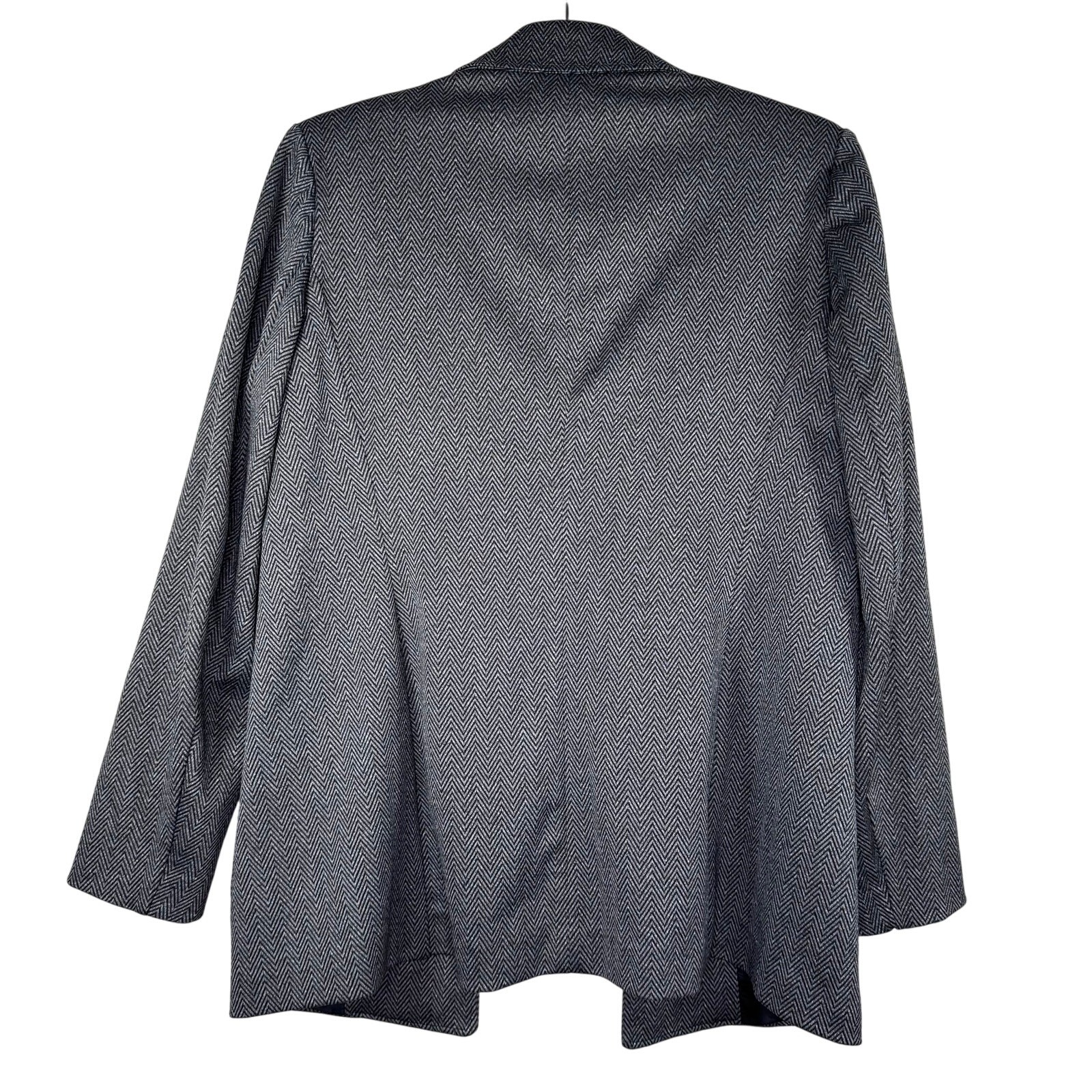 Anne Klein Herringbone Open Front Patch Pockets N… - image 5