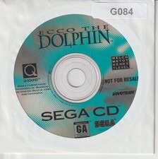 Ecco the Dolphin Sega CD Video Game Disc Only With Out Case Used