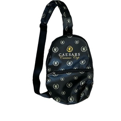VESSEL Golf Bag Black Sling BackPack Crossbody Caesar's Carano Cup CASCATA CLUB