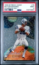 Peyton Manning 1998 Skybox E-X2001 Stardate 2001 #15 ROOKIE PSA 9 MINT