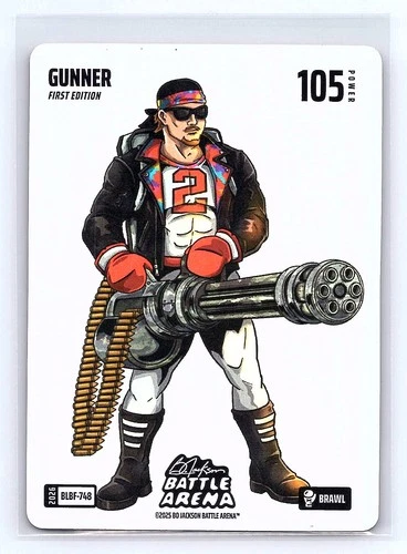 GUNNER (Henderson) Bo Jackson Battle Arena #748 Blizzard Battlefoil 105 Power