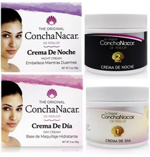 2 PACK - CONCHA NACAR CREAM - 1 DAY CREAM  1 NIGHT CREAM - 2FL 56g 