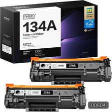 Black Toner Cartridge 2-Pack Compatible HP 134A W1340A R050