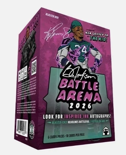 Bo Jackson Battle Arena Sealed 2026 Griffey Jr Edition Blaster Box -Kid Icarus-