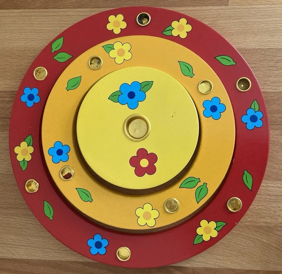 Geburtstagskranz MÄRCHENWALD Geburtstagsring Holz 14 Teile - Bild 3 von 4