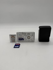Sony Cyber-shot DSC-W610 14.1MP Digital Camera Silver Tested w/ Charger