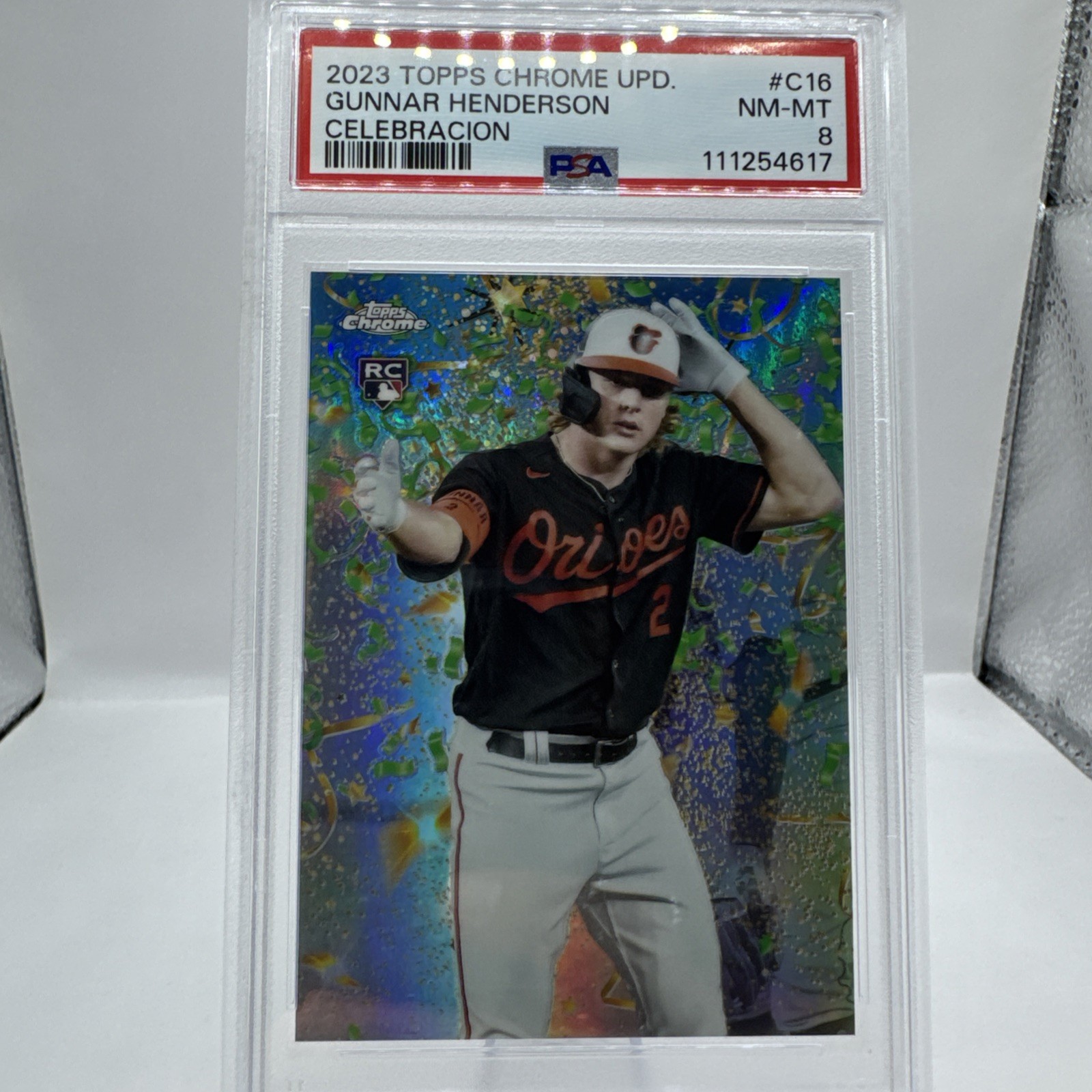 2023 Topps Chrome Update Series Celebración Gunnar Henderson 32/99 ⚾️🔥 view 2