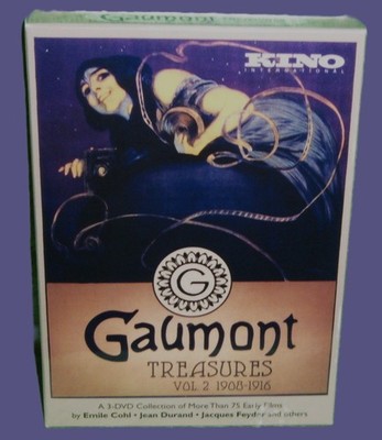 NEW RARE OOP KINO INTERNATIONAL GAUMONT TREASURES VOL. 2 DVD BOX SET 1908-1916