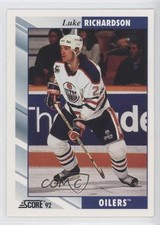 1992-93 Score Luke Richardson #62 t4m