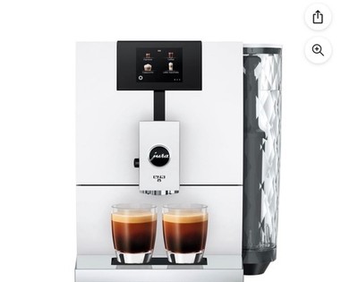 JURA ENA 8 Nordic White Automatic Coffee Center with 15 Brewing Options
