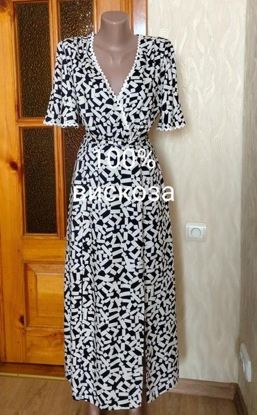 Women French Connection Dress Black Viscose 38 #8KTD