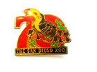 older souvenir San Diego Zoo pin commemorating its 70th anniversary — photo 2