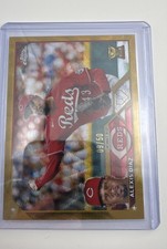 2023 Topps Chrome - Alexis Diaz #179 Gold Wave Refractor /50