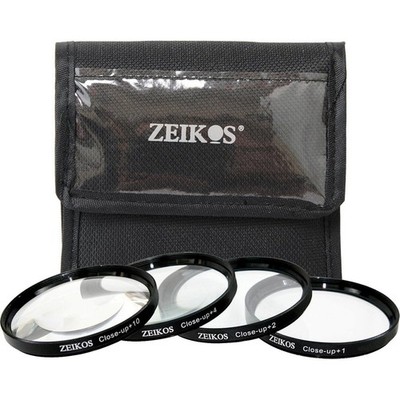 Zeikos 77mm 4 piece high definition Close-Up filter set Magnification Kit