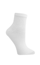 Athletic Works Women's White Ankle Socks - 10 PAIRS - Size 4-10, Full Cushion
