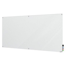 GHENT Dry Erase Board,Non-Magnetic,Glass,72"W 38ER93