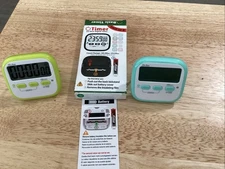Pack Of Two Kitchen Timers