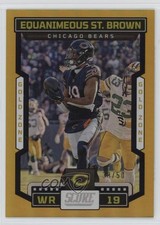 2023 Score Gold Zone 38/50 Equanimeous St Brown #105 0uo3