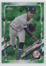 2021 Chrome Update Sapphire Edition Rookie Debut Green 28/50 Deivi Garcia 7fq