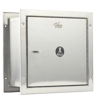 Viva Comfort Specimen Pass-Thru Cabinet Stainless Steel Dual Access Lab Box 13.2