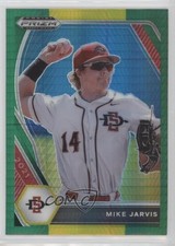 2021 Panini Prizm Draft Picks Green & Yellow Hyper Mike Jarvis #PDP163 1eh5