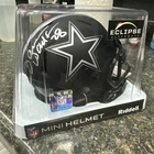 Darren Woodson Autographed Speed Eclipse Mini Helmet w/ JSA Authentication