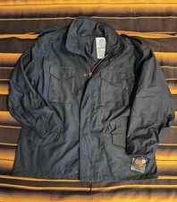 Alpha Industries M‑65 Field Jacket XXL Black – Early 2000s NOS Deadstock