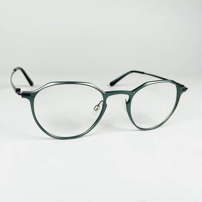 SPECSAVERS Brille GRÜN RUND Brillengestell MOD: ALUMINIUM 102 33134222
