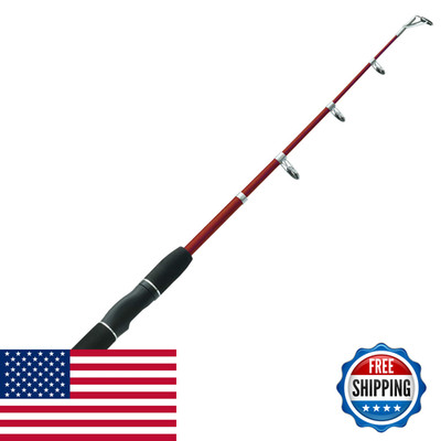 Zebco Z-Cast Spinning Fishing Rod Extendable 17-Inches To 5-Foot 6-Inch
