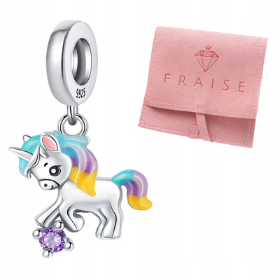 Fraise Charms Silber S925 Einhorn Armband Anhänger