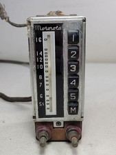 Vtg Motorola Car Truck Automobile Tube Radio Control Panel 15b73001 15c73003-0