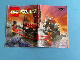 LEGO Ninja #6033 - Treasure Transport - Incomplete Sold As Is - See Description