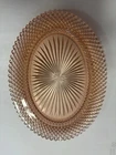 Anchor Hocking Miss America Pink Depression Glass Oval Serving Platter