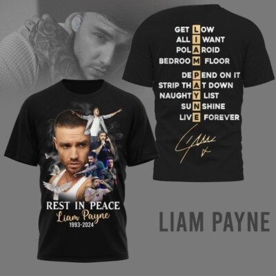 One Direction Liam Payne Gone Rest In Peace 3D Hoodie Sweat