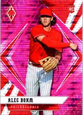 2021 Panini Chronicles - Phoenix Alec Bohm #17 Pink Pulsar (RC) Rookie Phillies