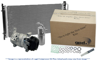 A/C Compressor-New- w/Kit   Global Parts Distributors   9631896A